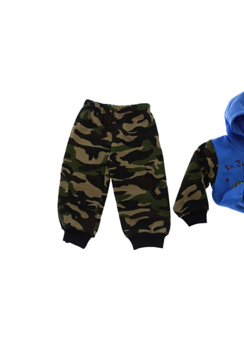 Костюм на флисе для мальчика трикотажный Кеды синий 92 см (36481) BABYKROHA (297198174)