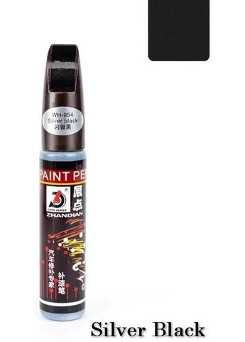 Олівець фарба реставраційний ZHANDIAN фарба для видалення подряпин на кузові авто 954 Black сіро-чорна (R051170-954) Silver (333707724)