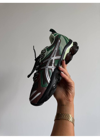 Сірі Осінні кросівки чоловічі asics gel-quantum kinetic green brown black асікс гель квантум No Brand