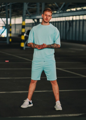 Комплект чоловічий оверсайз (шорти+футболка) No Brand комплект (294617067)