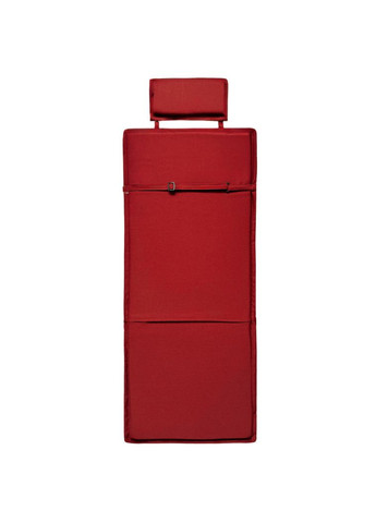 Матрас для лежака шезлонга с подголовником 150х50х3 см красный No Brand (331770648)