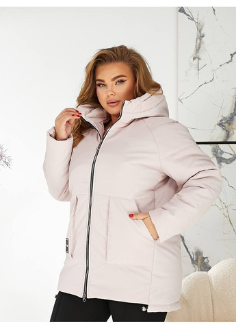 Молочная зимняя зимняя куртка з капюшоном Україна