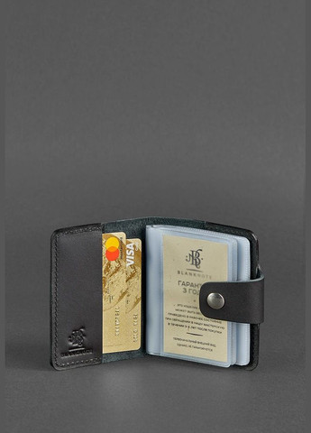 Шкіряний кард-кейс 7.1 (Книжечка) чорний (A-026468) BlankNote (328444662)