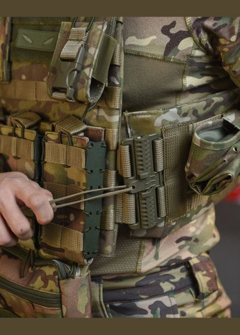 Тактична плитоноска з підсумками Tetrazion мультикам No Brand (317900591)