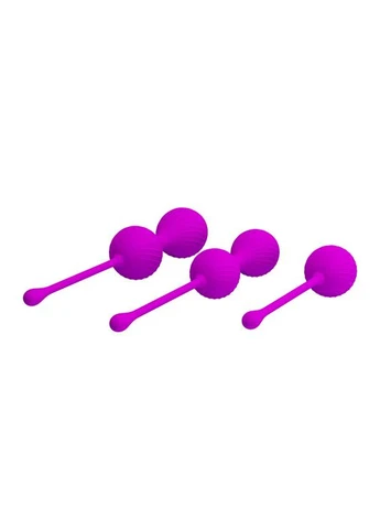Вагинальные шарики - Pretty Love Kegel Balls Set Pink, 3 шт LyBaile (386470363)