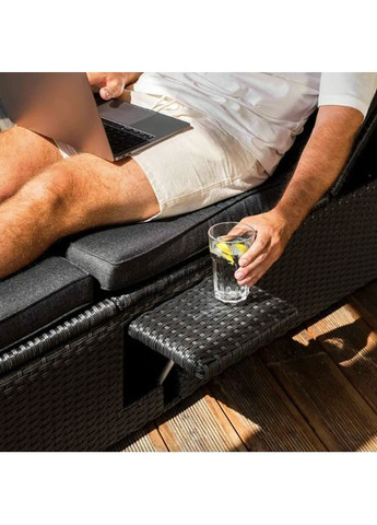 Садовый шезлонг Asco черный Di Volio (361952379)