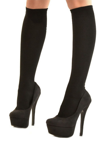 Чорні гольфи бавовняні piano cotton Marilyn (349500037)