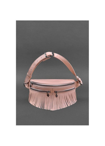 Поясная сумка женская кожаная через плечо Spirit розовая BlankNote (302008233)