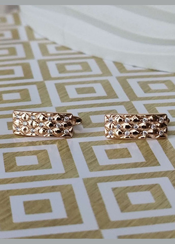 Сережки ксюпінг xuping позолота медичне золото медична сталь Xuping Jewelry (336190159)