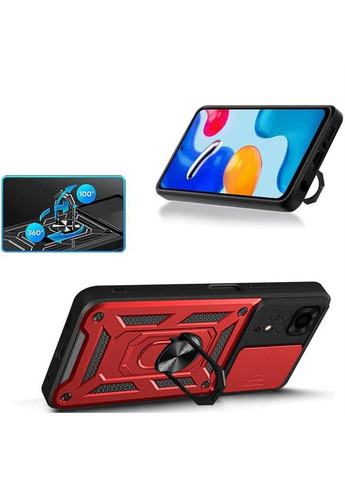 Чехол-накладка Military для Xiaomi Redmi Note 11/Note 11S Red (707415) BeCover (341490736)