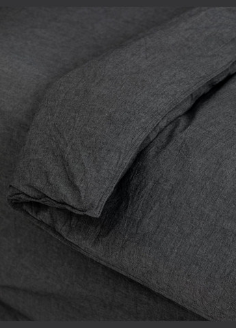 Комплект белья из вареного хлопка Silver полуторный, Простыня с резинкой 200х200 Leglo (300371071)