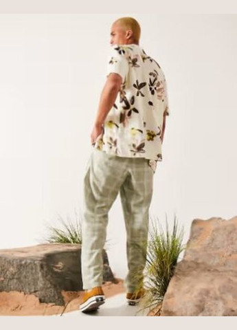 Мятные пляжный летние прямые брюки Asos