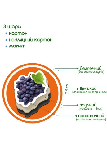 Набор магнитов "Фрукты и ягоды" ML403111 EN MAGDUM (304999076)