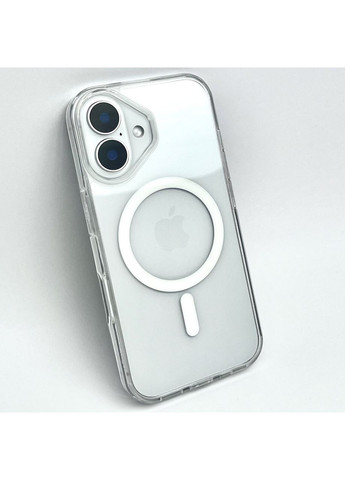 Чехол iPhone 16 Magsafe Neo Hybrid case Magnetic на айфон Crystal clear Spigen (369388095)
