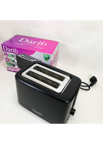 Тостер DT1007. Колір: чорний Dario (364663599)