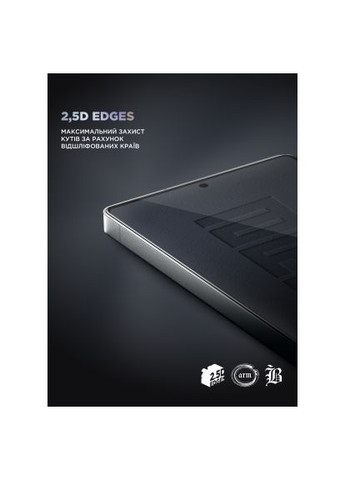 Скло захисне (ARM84629) ArmorStandart Supreme Black Icon Samsung S25 Ultra (366491051)