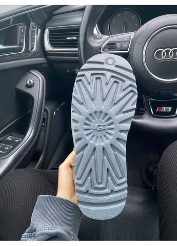 Уггі Чоловічі UGG Ultra Mini Platform Grey (Замша) (366197004)