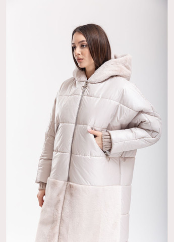 Світло-бежеве зимнє Пальто Світло-бежевий Зима Повсякденний Alberto Bini