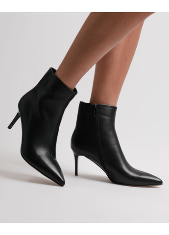 Осенние женские ботильоны melanda черные кожа Melanda.M