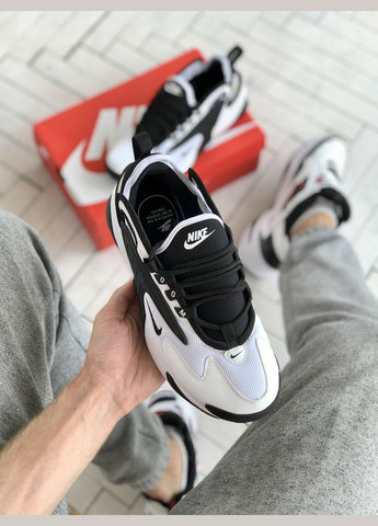 Кросівки жіночі і чоловічі Nike Air Zoom 2k black white | Найк Аір Зум 2к чорні білі No Brand чорно-білі демісезони (307288663)