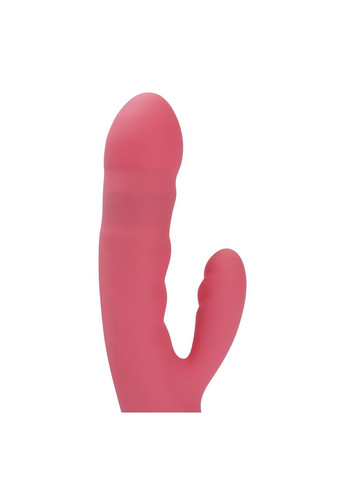 Вибратор-кролик Avery Strawberry Pink с двигающимся стволом, движение вперед-назад Svakom (328202043)