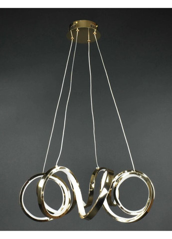 Люстра світлодіодна підвісна LED світильник для квартири на стелю ледве 27500 Золото 30-180х55х55 см. Sunnysky (335974823)