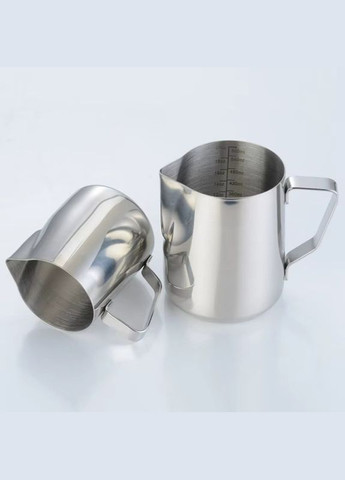 Молочник для вспенивания молока питчер из нержавеющей стали, 600 мл, пенообразователь для эспрессо-капучино, латте No Brand (338854657)