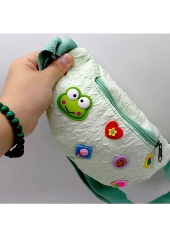 Детская поясная сумочка "Sanrio" одно отделение, в пакете (ЗЕЛЕНАЯ) MIC (394709196)