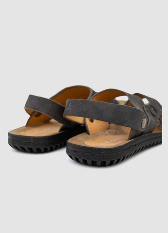 Темно-серые повседневные сандалии детские для мальчика Ager