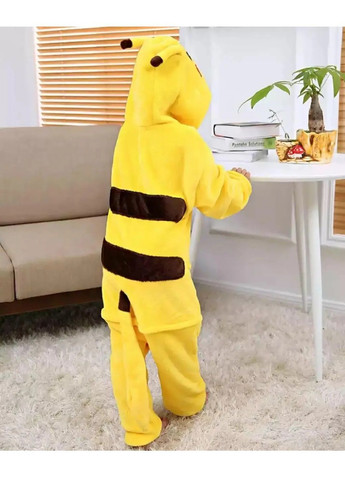 Дитяча піжама кігурумі з домашніми капцями для дітей дівчаток розмір піжами 130 розмір капців 32-33 (481554-Prob) Пікачу Unbranded (362746962)