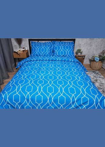 Комплект постільної білизни Микросатин Premium «» двоспальні 175х210 наволочки 4х70х70 (MS-820005154) Moon&Star Ocean Breeze (293148253)