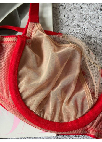 Красный комплект нижнего белья красный Lanny Mode