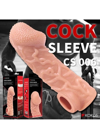 Насадка на пеніс Cock Sleeve CS 006 M Kokos (383097180)
