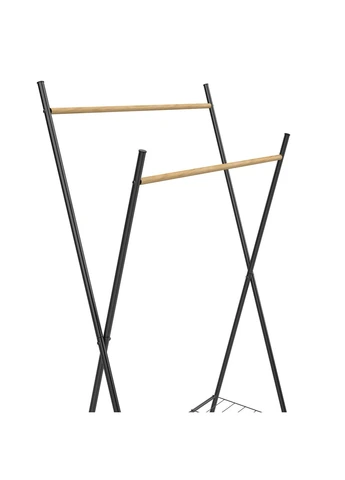 Стійка для одягу Garment Rack Bamboo Black (CS92309W04) Casa Si (392410458)