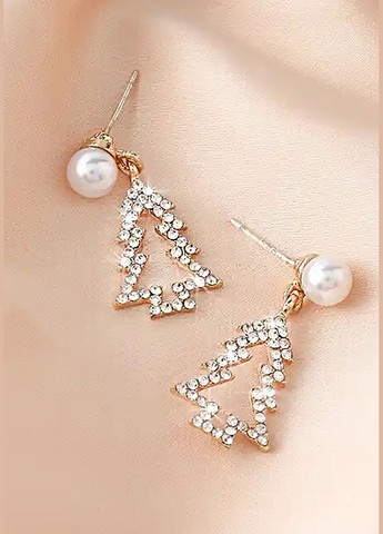 Сережки новорічні "Christmas tree", 2,8 см Анна Ясеницька (300524410)