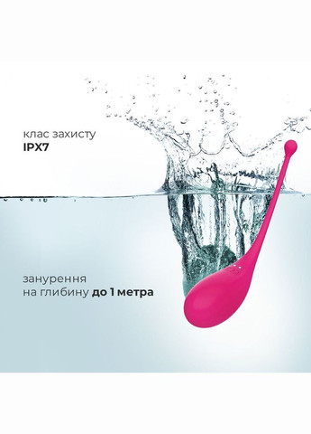 Смарт-виброяйцо Palpitation Pink с глубокой вибрацией Adrien Lastic (335392995)