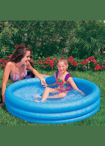 Надувной детский бассейн 59416 (Диаметр 114 x Высота 25см) Intex (323653100)
