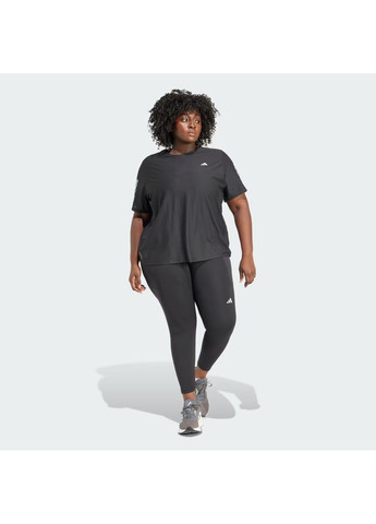 Черные демисезонные спортивные леггинсы adidas