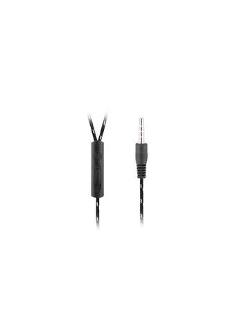 Гарнітура Z-1755 Black/White з мікрофоном та дротовим підключенням Real-El (354729178)