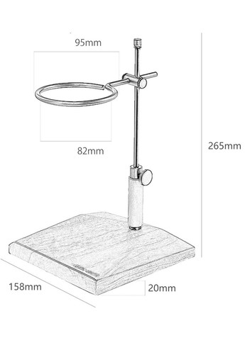 Станція MHW-3Bomber Walnut black Drip Station (R-BCH5902-VS) No Brand (303975679)