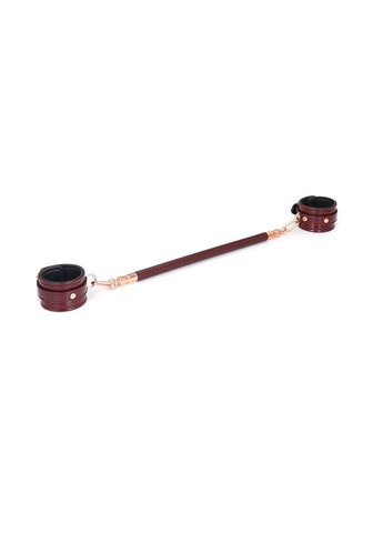 Фіксатор-розпірка для ніг або рук Wine Red Spreader Bar, дерево + натуральна шкіра Liebe Seele (302297771)