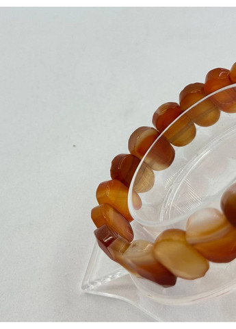 Браслет из сардоникса 16*11 мм 18 см Коричневый No Brand (363829786)