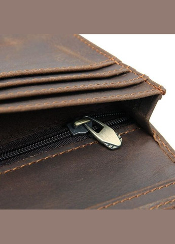 Гаманець чоловічий в вінтажному стилі коричневий 14384 Vintage (329196661)