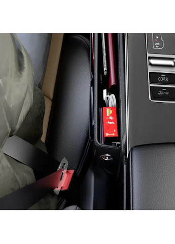 Органайзер бардачок між сидінь і консоллю машини автомобіля екошкіра з кишенями люверсами 30х20 см (479324-Prob) Unbranded (317202614)