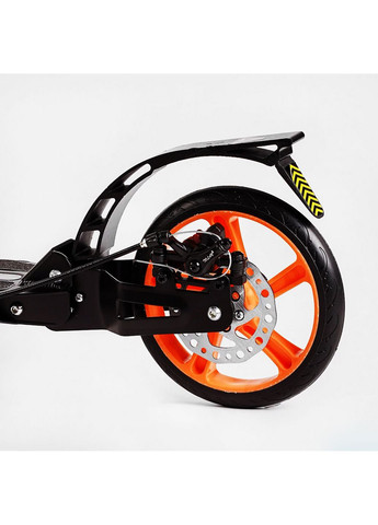 Двоколісний складний самокат "Factor" алюміній, дискове гальмо, амортизатори 46,5х13,6х80-105 см Best Scooter (289368483)