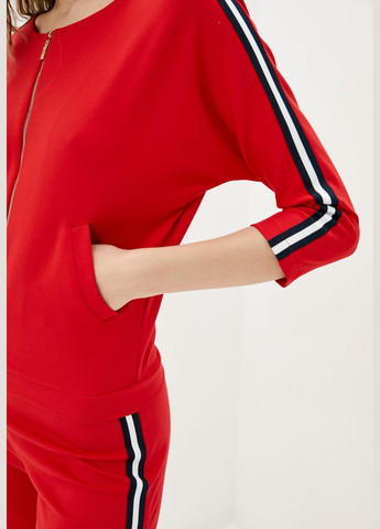 Женский спортивный костюм красного цвета, с лампасами. ORA (282737201)
