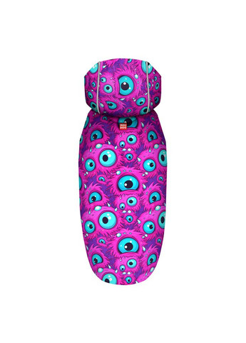 Дощовик-накидка з капюшоном для собак Clothes, малюнок "Око монстра",, А 26-29 см, B 32-41 см, С 21-26 см WAUDOG (322001559)