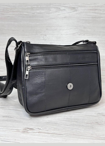 Сумочка женская черная натуральная кожа 105074/1 No Brand (326738352)