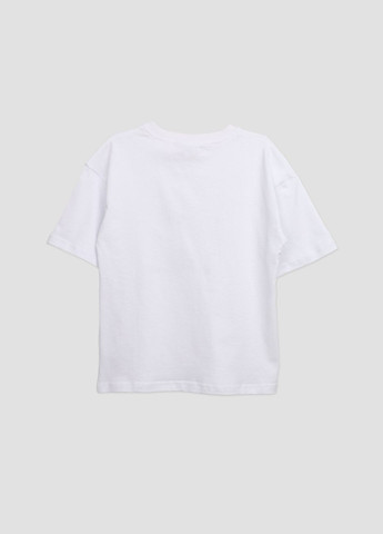 Белая летняя футболка с коротким рукавом для мальчика цвет белый цб-00273445 Yuki