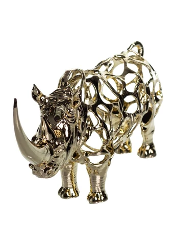 Декоративная фигурка Rhinoceros 23х6х10 см металлическая HP-7-22 Yiwu (391675665)